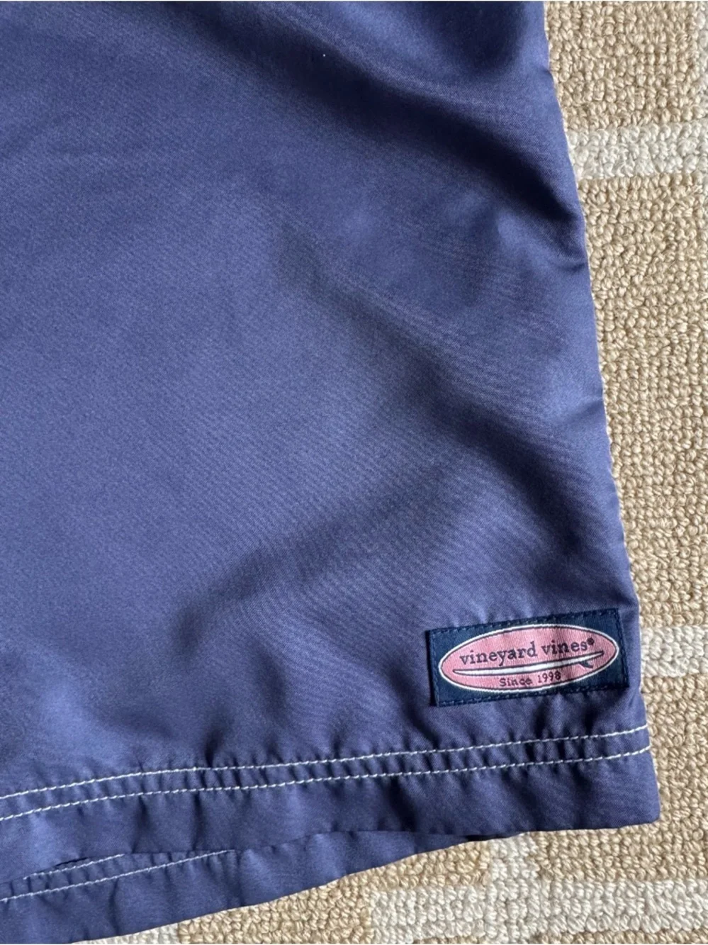 Vineyard Vines Board Shorts Swim Trunks Blue Surf Classic Fit Size 38
